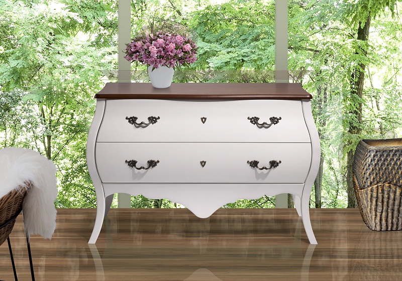 Cômoda Florença piso madeira